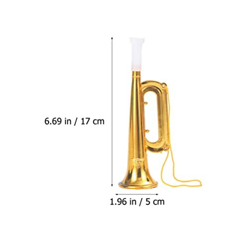 TOYANDONA 10 Piezas Trompetas de Plástico Trompetas Musicales Fabricantes de Ruido Trompeta Aclamando Trompetas Juguetes para Niños Accesorios de Rendimiento