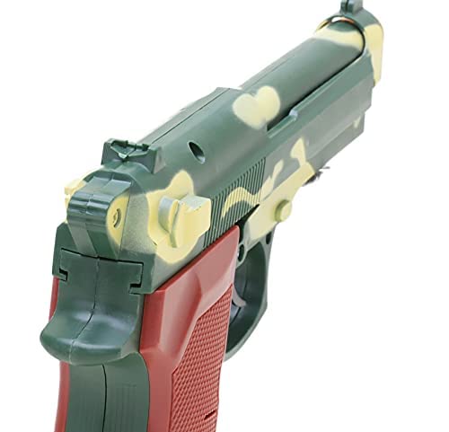 Toyland® Granada de mano estilo militar y pistola con luz y sonido, juego de rol, disfraz