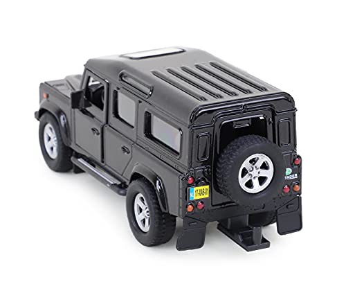 Toyland® Landrover - Modelo de juguete con caja para caballos (incluye 2 caballos), metal fundido a presión, vehículos agrícolas, color rojo