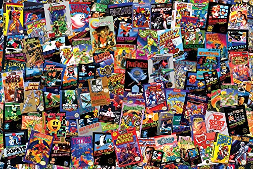 toynk 8-bit Armageddon Retro Video Game Puzzle | 1000 Piece Jigsaw Puzzle