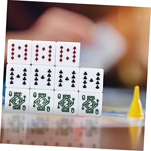 Toyvian 80 Piezas De Dados Poker Mini Dados Mentirosos Dados Dados Dados Juego De Rol Dados Sucios Juego De Dados Matemáticos Dados Poliédricos Dados Poker Prop Dados Portátiles Dados Poker Dados