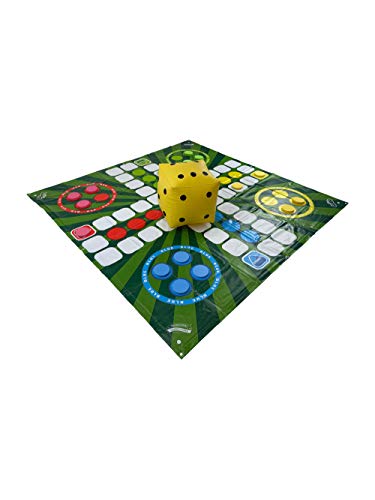 Traditional Garden Games- PARCHIS Gigante, Color Verde (58)