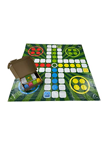 Traditional Garden Games- PARCHIS Gigante, Color Verde (58)