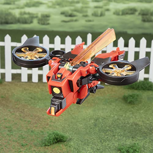 Transformers EarthSpark, Figura Terran Twitch Clase Deluxe de 12,5 cm, Juguete Robot para niños, a Partir de 6 años