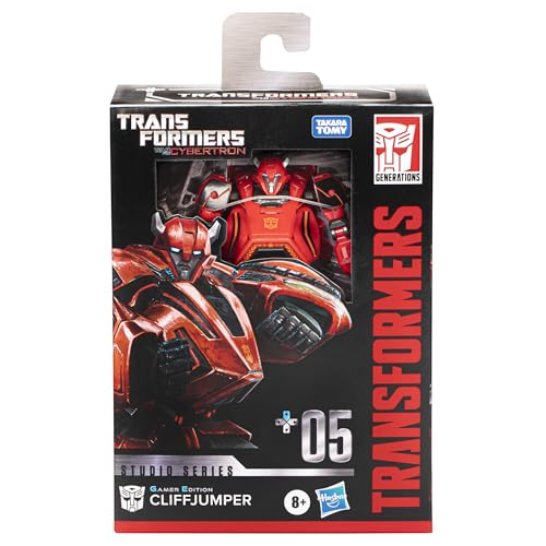 Transformers Generations Studio Series 05 - Figura de jugador edición Cliffjumper (clase Deluxe de 11 cm, War for Cybertron