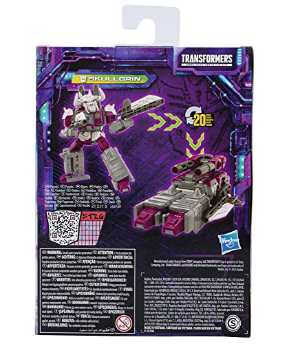 Transformers Juguetes Generations Legacy - Figura Deluxe de Skullgrin - 14 cm - A Partir de 8 años (F3029)