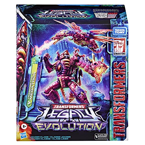 Transformers Legacy Evolution Leader Class Transmetal II Megatron - Figura de acción (21,5 cm)