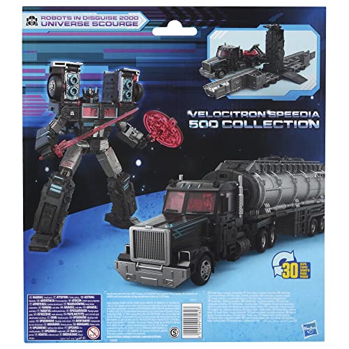 Transformers Legacy Velocitron Speedia 500 Colección Líder Robots in Disguise 2000 Universe Scourge