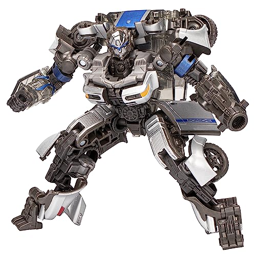 Transformers Studio Series Deluxe Class to Ascenso de Las Bestias, 105 Autobot Mirage, Figura de acción de 11 cm