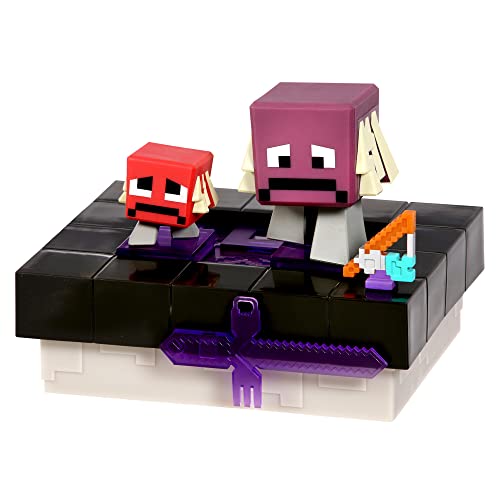 TREASURE X Minecraft Nether Portal Mine and Craft Character and Mini Mob- Styles may vary 41642