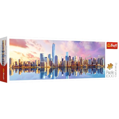 Trefl 916 29033 EA 1000 Teile, Panorama, Premium Quality, für Erwachsene und Kinder ab 12 Jahren 1000pcs Manhattan, Coloured