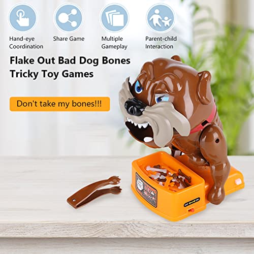 Tricky Dog Toy, Cuidado con el Perro, No Despiertes a Los Juguetes para Perros Flake out Bad Dog Bone Tricky Toy Games para Padres e Hijos Kid Play Fun