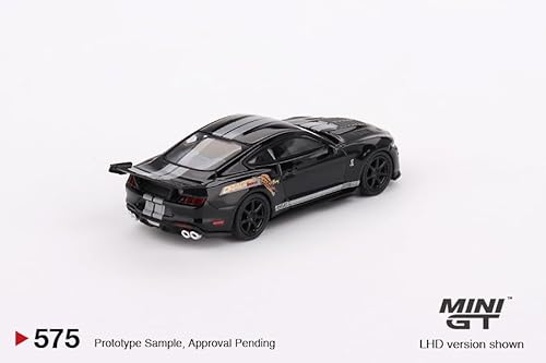 True Scale Miniatures Modelo de coche compatible con Shelby GT500 Dragon Snake Concept Black 1/64 Diecast Model Car MGT00575