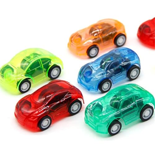 TSHAOUN 20 Piezas Coches Vehículos de Tracción Trasera, Mini Coches Cars, Educativos Regalos, Regalo de Fiesta (Color Aleatorio)