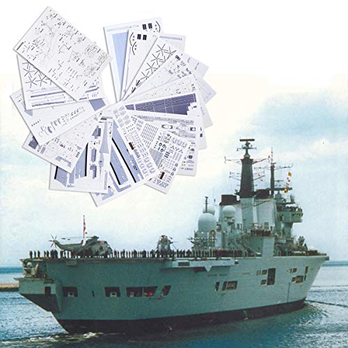 TuToy 1: 400 Modelo 3D De Papel De Bricolaje Inglaterra Invencible Clase Nave De Portaaviones Barco Barcos De Vela Modelo Kit