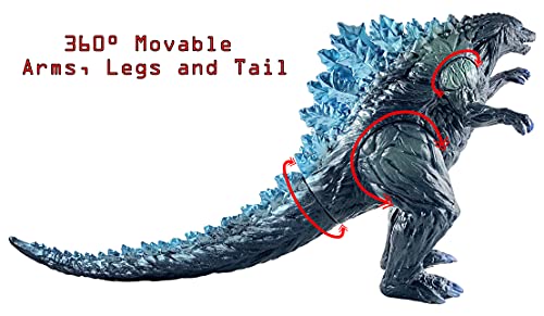 TwCare Juego de 2 juguetes Mecha Godzilla Earth MechaGodzilla Kiryu, figuras de acción del universo Kaiju King of The Monsters Movable Joints Movie Series vinilo suave, bolsa de viaje