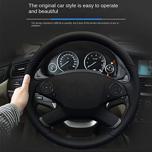 Tyatocepy 2 llaves de control de volante de coche, mando a distancia inalámbrico inteligente, accesorios para navegación de coche, control de DVD