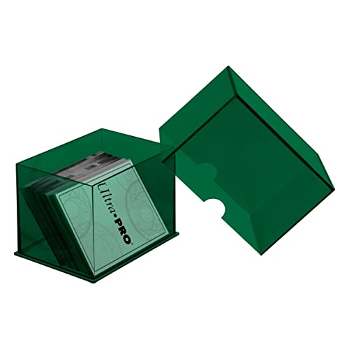 Ultra Pro Eclipse - Caja de cubierta de 2 piezas: verde bosque, para juegos de Pokémon, MTG, béisbol, baloncesto, tarjetas de fútbol y otras tarjetas coleccionables o juegos de mesa