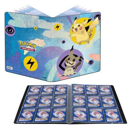 Ultra Pro | Pokemon Pikachu & Mimikyu Carpeta de 9 bolsillos | Accesorio de tarjetas coleccionables | A partir de 6 años