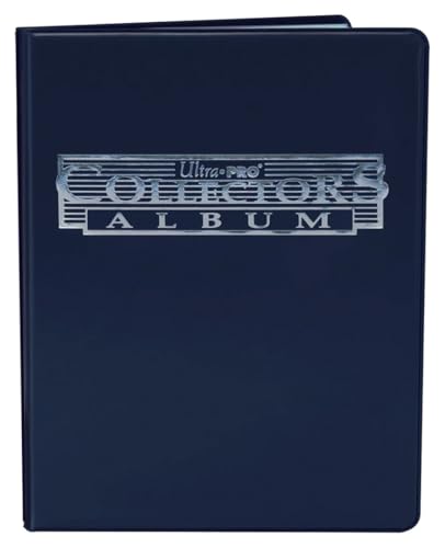 Ultra Pro Portafolio de coleccionistas de cobalto de 9 bolsillos: protege tus tarjetas mientras viajas y siempre estarás listo para mostrar a amigos y coleccionistas