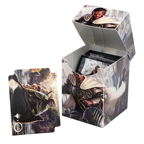 Ultra Pro,El Señor de los Anillos: Cuentos de la Tierra Media (100+ caja de cartas de tamaño estándar,Almacena y protege más de 100 tarjetas coleccionables, tarjetas de juego para MTG y DND