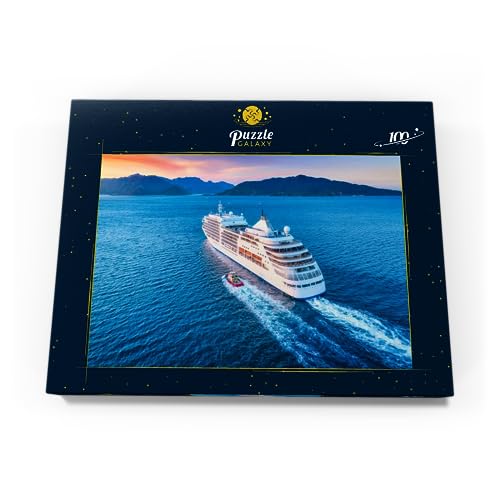 Un Crucero Entra En El Puerto - Premium 100 Piezas Puzzles - Colección Especial MyPuzzle de Puzzle Galaxy