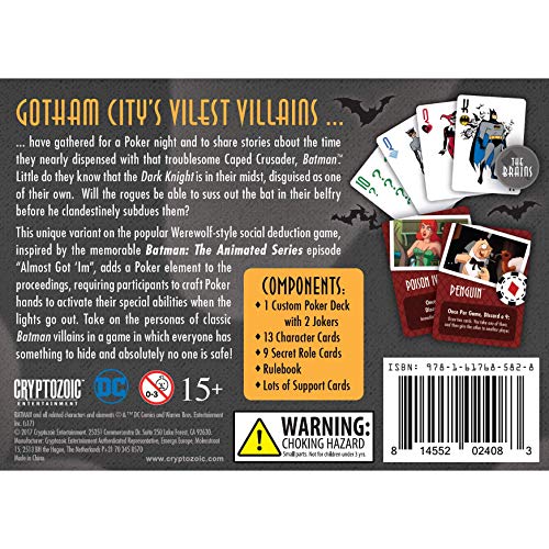 Unbekannt 'Crypt ozoic Entretenimiento cry02408 – de Tablero DC Batman: Almost Got 'im Card Game