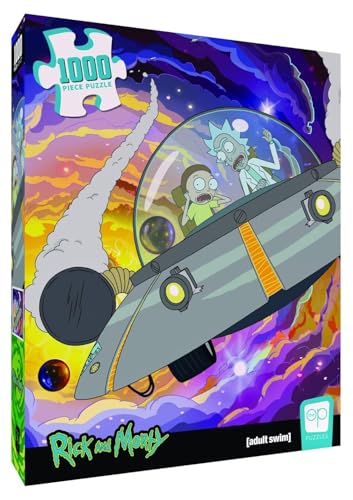 USAopoly- PUZ: Rick and Morty 1000 Puzzle, Multicolor (PZ085-797-002200-06)