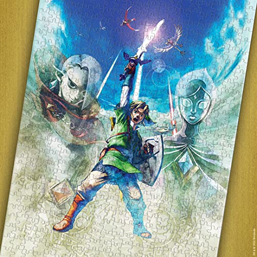 USAopoly- The Legend of Zelda Skyward Sword-Puzzle de 1000 Piezas Rompecabezas, Multicolor (PZ005-736-002200-06)