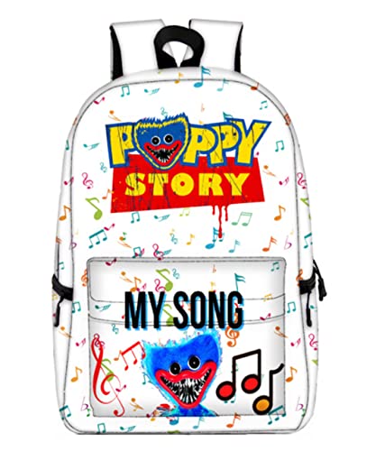V-mix Bolso escolar de la mochila para niños de Poppy PlayTime para niños para niños y niñas Mochila de la escuela adecuada para la escuela de viajes al aire libre Uso diario (color 2)