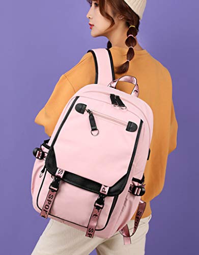 V-mix Mochila de mochila para niños impermeables mochila para niños de gran capacidad mochila con puerto de carga USB (amarillo)