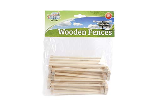 Van Manen Kids Globe Farming 610226 1:24 Scale 8-Piece Wooden Fencing