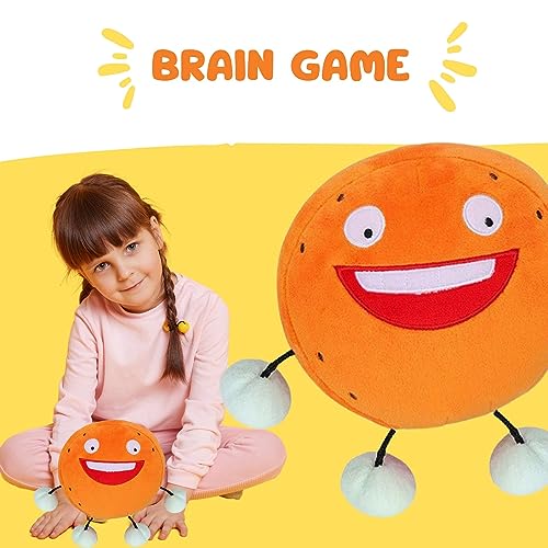 Vicyol S&D Brain Game Peluches. Muñeco de Peluche de Juego Mental. Peluche de Orange. Juguete Divertido y Suave de Videojuego. Regalo Infantil para Niños y Niñas.