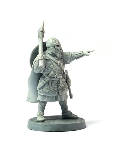 Viking Warlord, Wargame Miniature Saga 28 mm, Resina