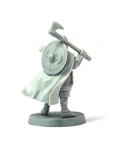 Viking Warlord, Wargame Miniature Saga 28 mm, Resina