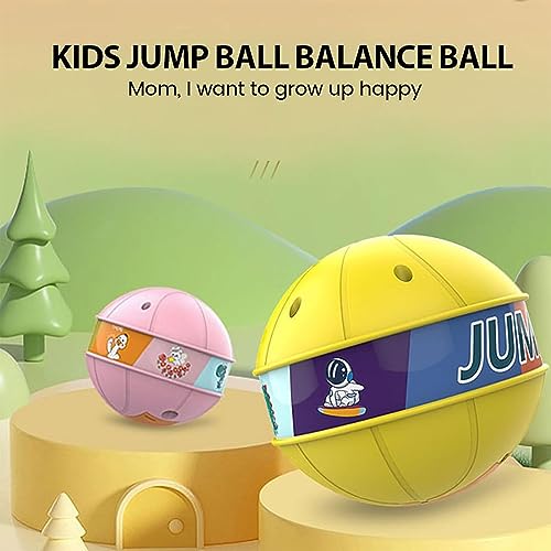Vopetroy Glowing Bouncing Ball, Light-Up Bouncing Ball,Orbit Ball Toy Glow In The Dark Balls,Inspire Children's Athletic Talent (Green)