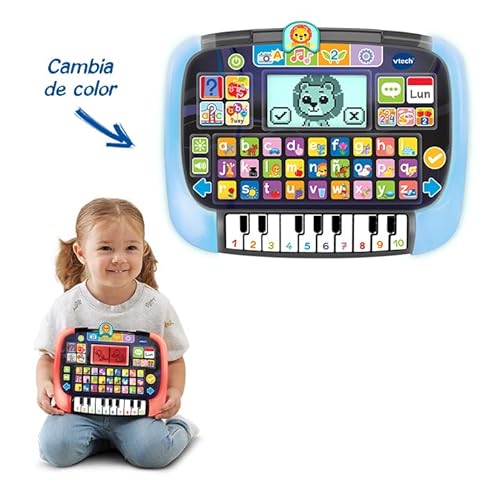 VTech 3480-551722 Panel Educativo con Piano Tablet Infantil Multi-App, Juguetes interactivos para niños +2 años, Versión ESP
