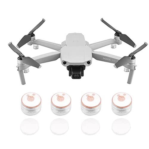 WANGCL 4 piezas de luz estroboscópica de drones LED luces de señal, lámpara de navegación, luz de búsqueda para Mavic Air/Mini/Air Phantom3/4 accesorios de drones-rojo y azul