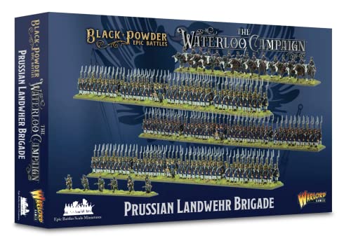 Warlord Games, Batallas épicas de polvo negro - Waterloo: Brigada Landwehr prusiana