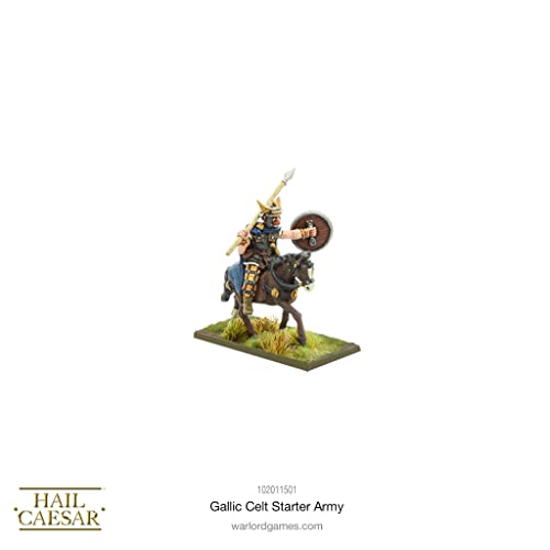Warlord Games GALIC Celt Starter Army - Miniaturas de plástico a escala de 28 mm para granizo César miniaturas antiguas altamente detalladas para juegos de guerra de mesa