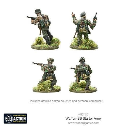 Warlord Games, Waffen SS Starter Army, Bolt Action Wargaming Miniatures