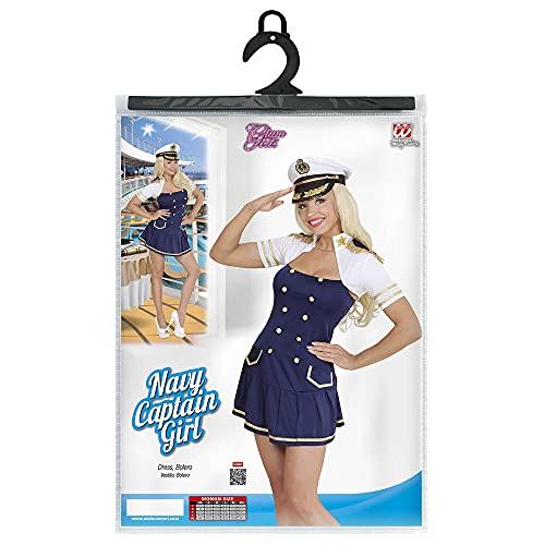 WIDMANN 02262 - Adult Costume Armada Capitán Chica, Vestido y Bolero, Talla M