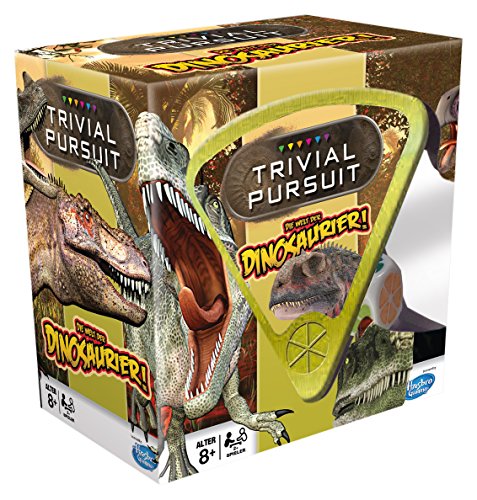 Winning Moves 11217 Trivial Pursuit Dinosaurio – La Gran diversión de Preguntas y Respuesta para una Divertida Ronda de Juego con Toda la Familia.