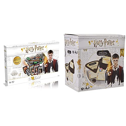 Winning Moves Cluedo Harry Potter - Juego de Mesa de Misterio Trivial Pursuit Harry Potter - Juego de Viaje - 600 Preguntas - Versión en español - N°2