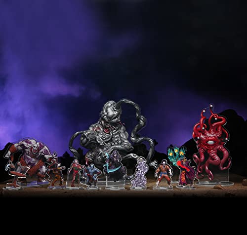 WizKids D&D Idols of The Realms: Boneyard: 2D Set 2 - Miniaturas acrílicas surtidas