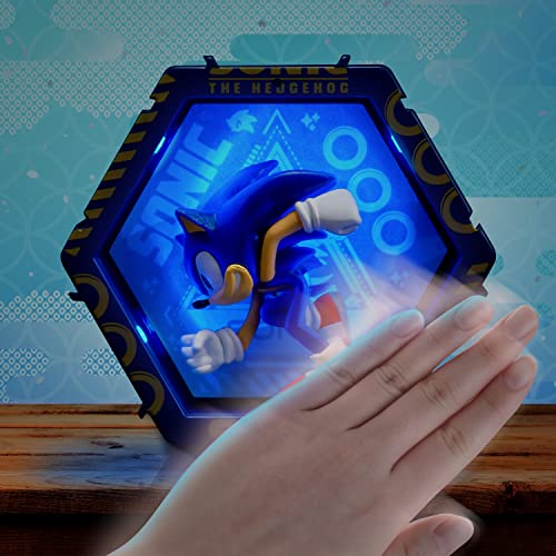 WOW! PODS Sonic The Hedgehog Collection - Sonic | Figura de Cabeza de Bobina iluminada | Productos Oficiales de Sega, Juguetes y Regalos para Adultos, niños y niñas, Mayores de 5 años