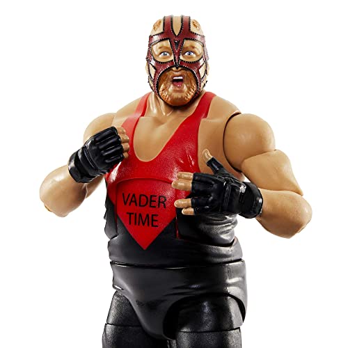 WWE Figura de acción Elite Royal Rumble Vader con Accesorio y Piezas Dok Hendrix Build-A-Figure, HKP16