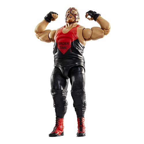 WWE Figura de acción Elite Royal Rumble Vader con Accesorio y Piezas Dok Hendrix Build-A-Figure, HKP16