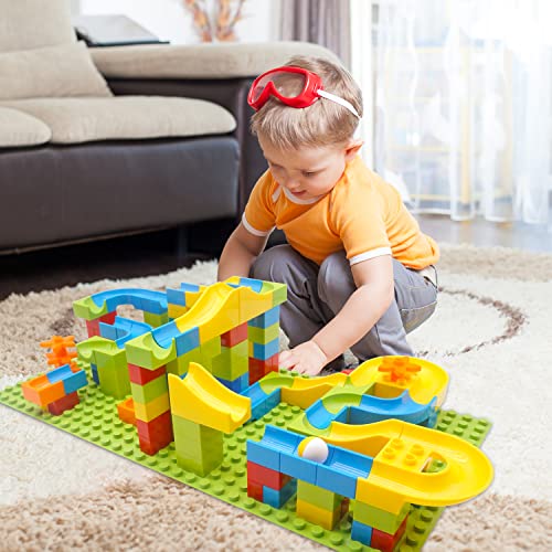 WYSWYG Bloques de construcción grandes 178 piezas, compatibles con Lego Duplo Juego de piedras, regalo para niños y niñas, para niños a partir de 3-14 años