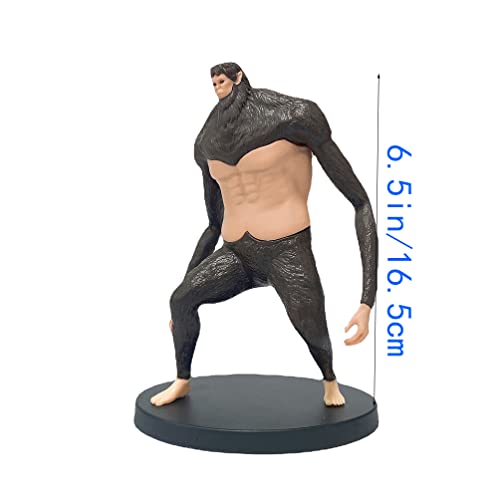 XESAGSNV Estatua de Ataque a los Titanes de PVC Coleccionable Regalo Estatua Anime Modelo Decoración (Beastly Titan)